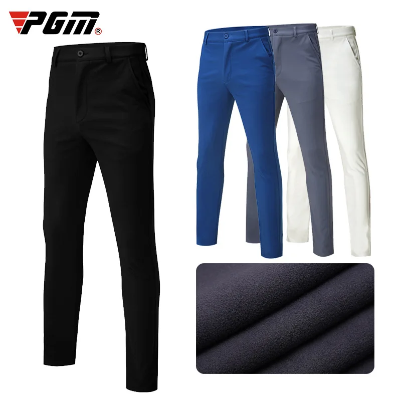 PGM Men Golf Trousers Autumn Winter Waterproof Warm Windproof