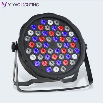 

Par Lights with RGB 54LEDs Wash Light by Remote and DMX Control for Wedding Church Stage Lighting