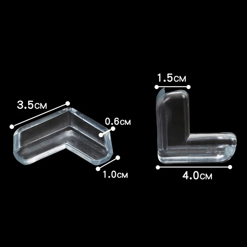 12/8/4Pcs Baby Silicone Safety Protector Table Corner Protection from Children Anticollision Edge Corners Guards Cover For Kids silicone table corner protector table corner protector table edge protector furniture anti collision strip