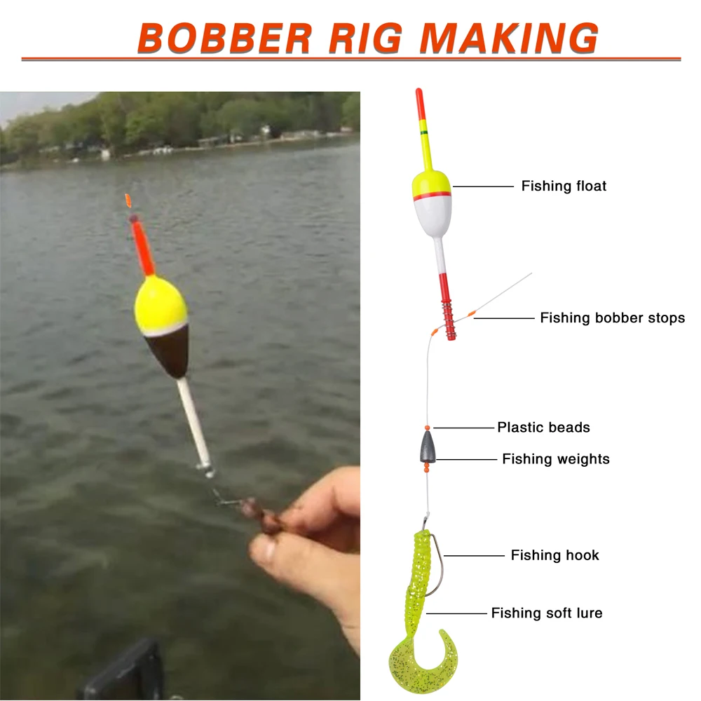 Weight Tying A Bobber To A Fishing Line To Tie A Slip Bobber Stop