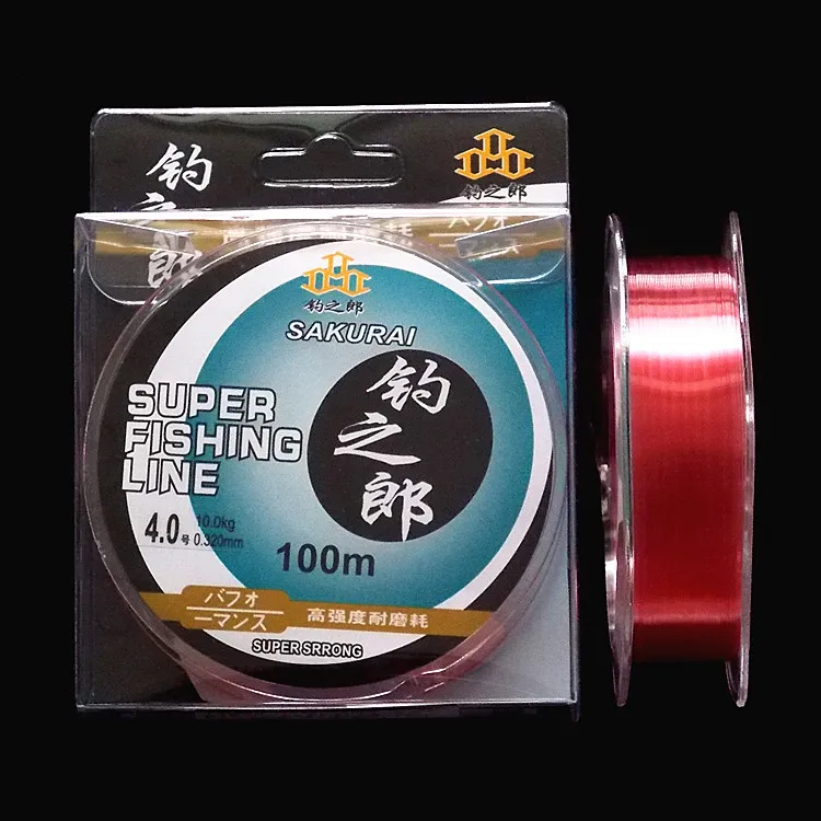 

Diao zhi lang 100 M Import Fishing Gear Top Grade Fishing Line Reinforced Top Grade Fish Wire
