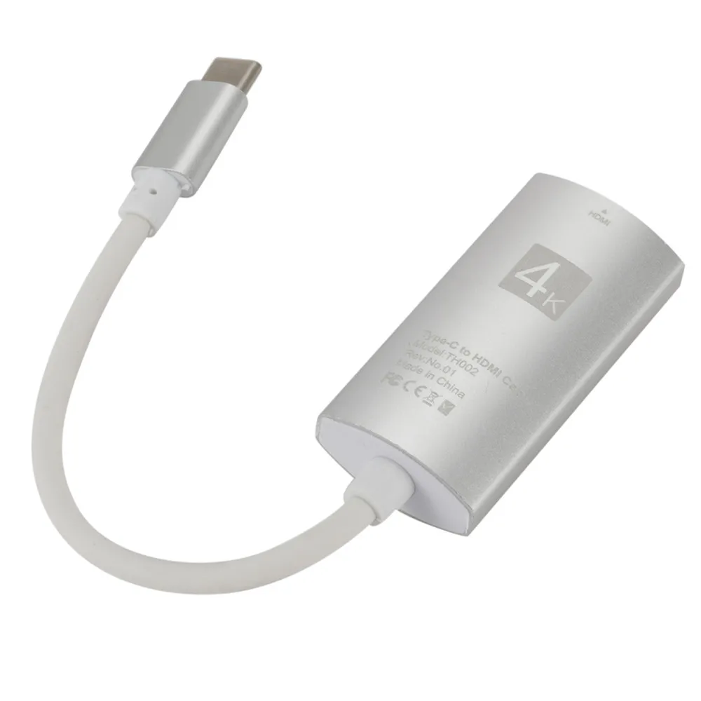 Адаптер type-C 3,1 на Hdmi 4K* 2K Hdtv для samsung Galaxy S9/S8 Macbook Pro поддерживает синхронную передачу голосового видео изображения