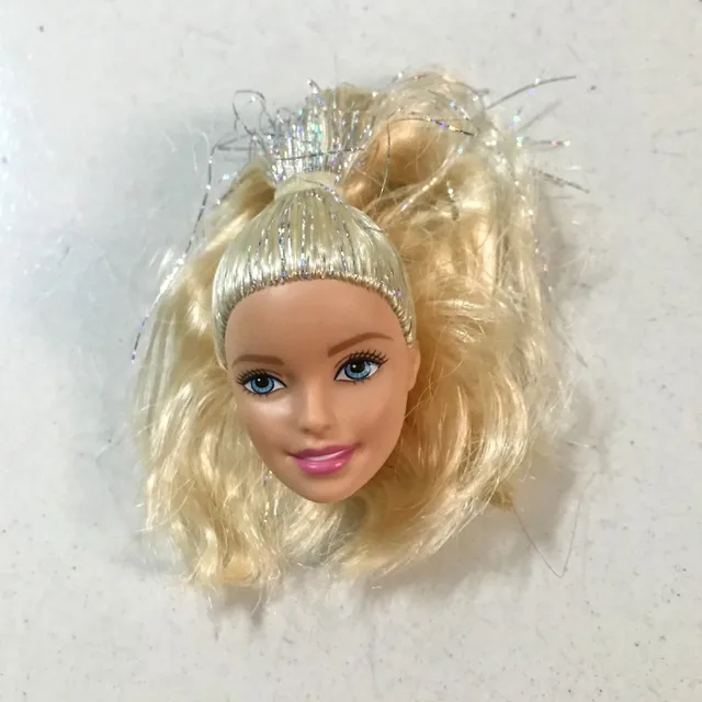 New Fashion Doll Head with Foreign girls Black hair white hair flat hair  DIY Accessories For big Big eyes head Doll girls gift - AliExpress Toys &  Hobbies