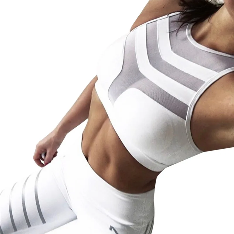 SFIT сетчатый спортивный костюм в дырочку, женский бюстгальтер для фитнеса+ лоскутные леггинсы, спортивный комплект, женские уличные спортивные Комбинезоны для бега