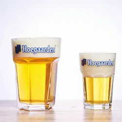 Hoegaarden Beer Only Cup Belgium Hoegaarden белое пиво Steins бар шестиугольная чашка Hoegaarden Кольцо большого размера