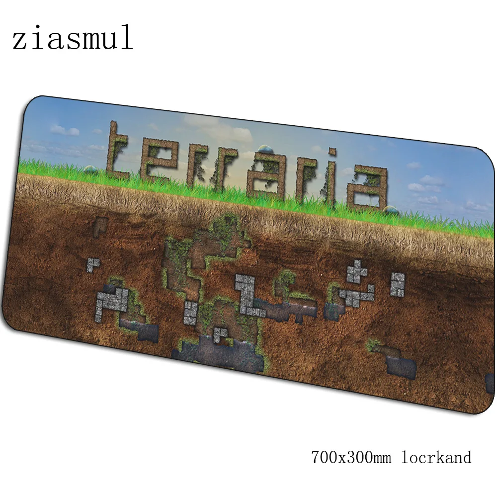 terraria mouse pad 70x30cm gaming mousepad Boy Gift office notbook desk mat cool Kawaii padmouse games pc gamer mats - Цвет: pattern 6
