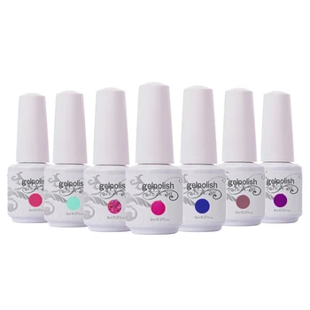 

12Pcs/lot 8ML 2020 Brand New Kismart Soak Off UV Nail Gel Polish 369 Fashion Colors Available For Salon Gel Polish LED Gel Nail