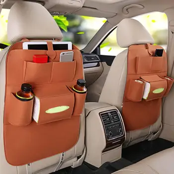 

2019 fashion Car Storage Bag Universal Seat Back Hanging Organizer Bag Car-styling ProtectorAuto Accessories For kid