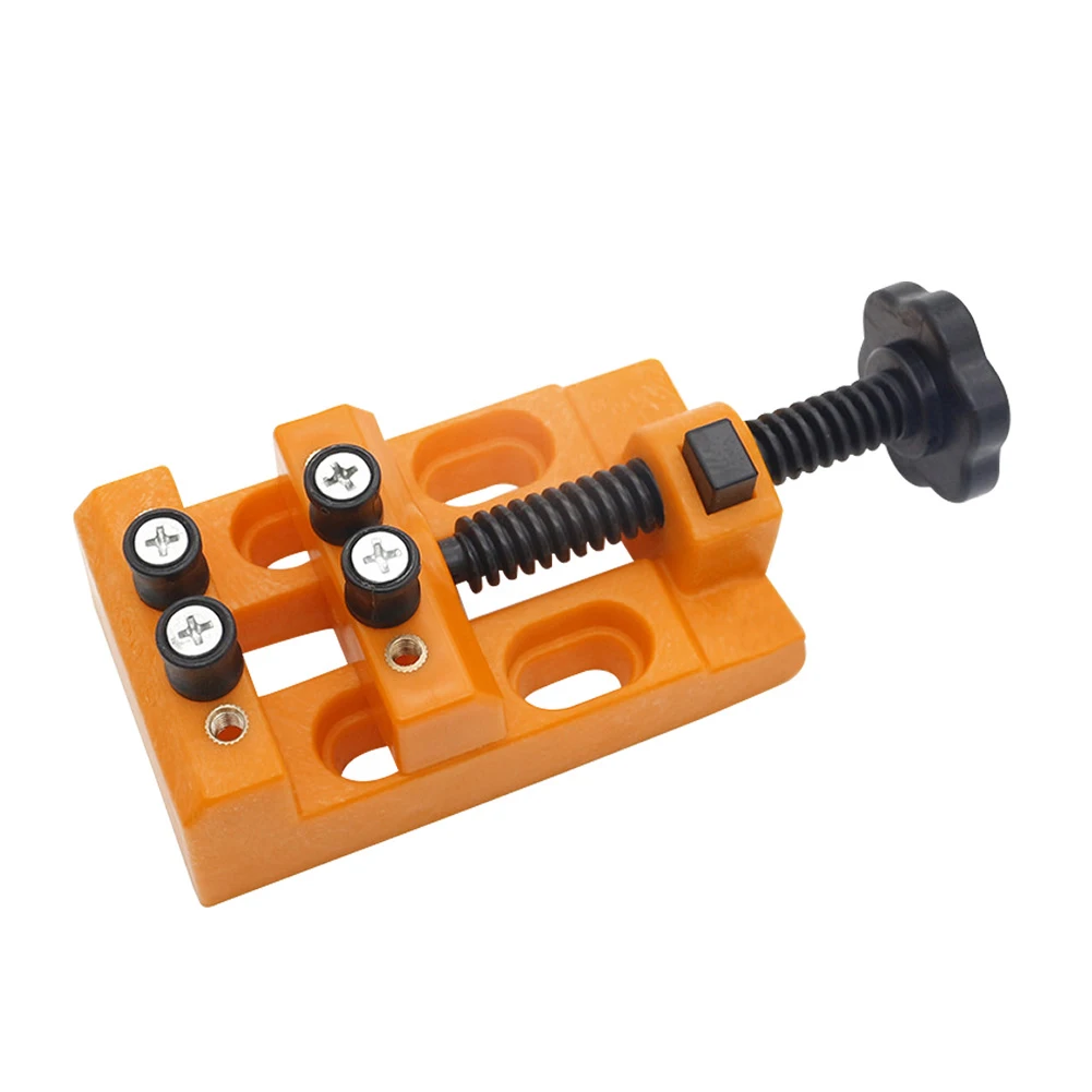 

8 Holes Flat Pliers Drilling Mini Table Vice Tool Clamp Carved Woodworking Quick Opening Clip DIY Adjustable Multipurpose Fixed