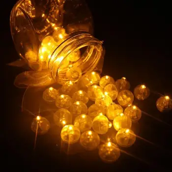 

50pcs/Flash Balloon Lamp Birthday Paper Flashlight Wedding Balloon Decoration Lottery High Bright Balloon LED Flash Balloon Lamp