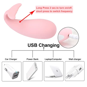 IKOKY 10 Modes Whale shape Vibrating Egg Bluetooth APP Control G Spot Massage Vibrators Vaginal Stimulator Sex Toys For Women 2