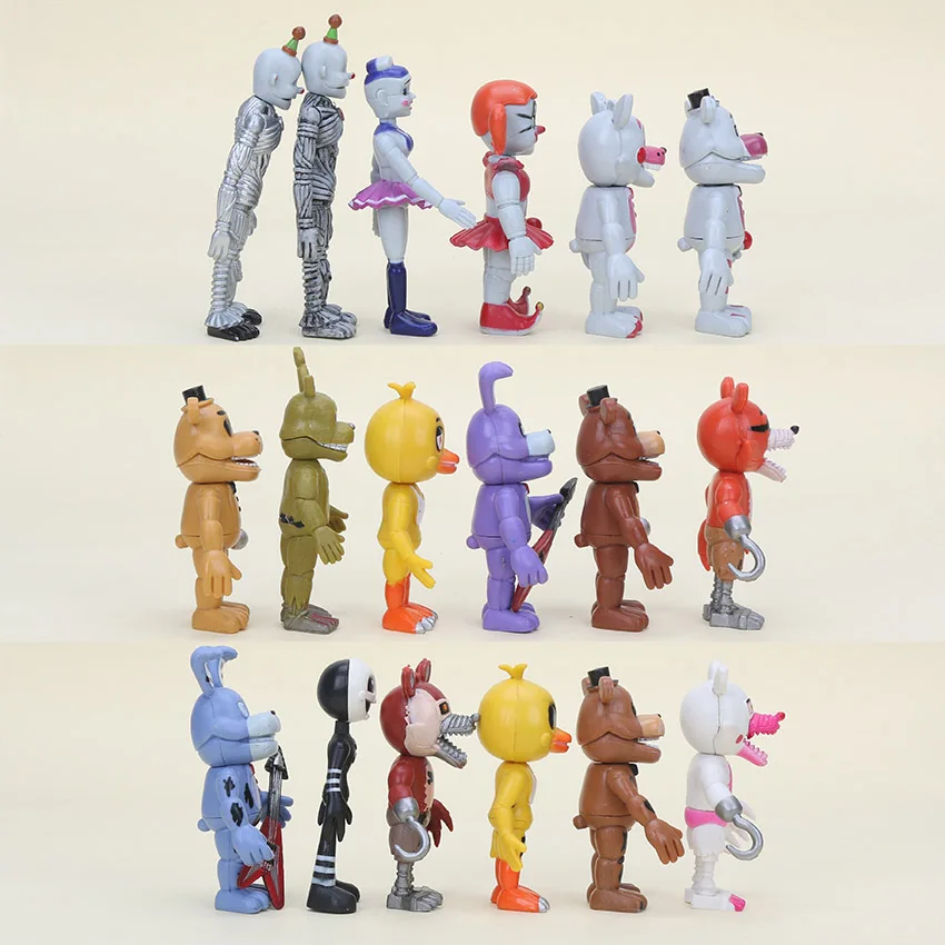 6Pcs-set-10cm-Five-Nights-At-Freddy-s-figures-Sister-Location-Chica-Funtime-Foxy-Ballora-Puppet (1)
