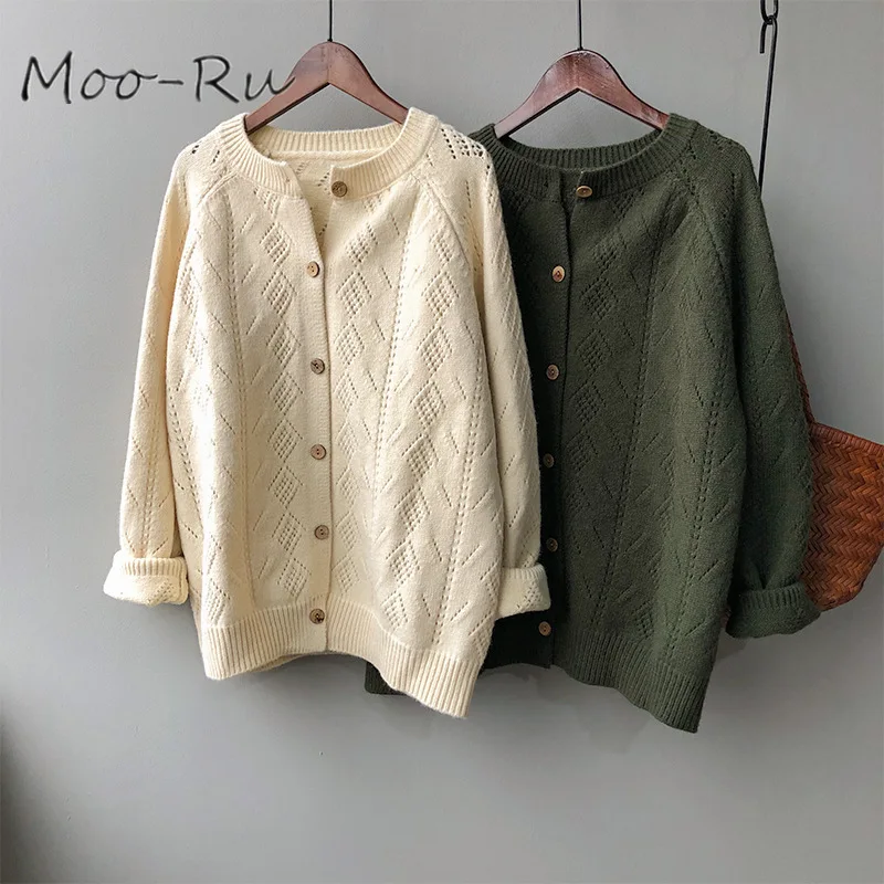 Moo-Ru 2020 Spring New Sweater Jacket Women Wear Sweater Cardigan Korean Version of The Western Style Jacket Cardigan Women