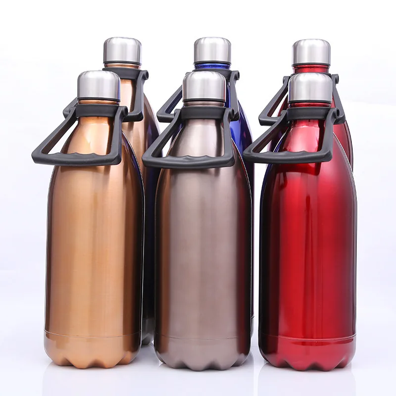 

Manufacturers Direct Selling Outdoor Sports Kettle Stainless Steel Insulated Cup Hand Portable Glass Bottle Customizable Logo