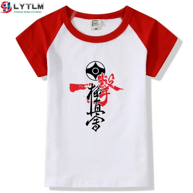 LYTLM Kyokushin карате футболки детская одежда футболка для мальчиков подарок Гонг-фу детские топы летний топ с короткими рукавами Koszulki