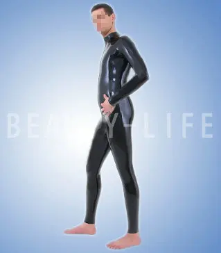 Latex Tights Bodysuit Catsuit Zentai Custom-Made no Rear zipper Neck Entrance available Crotch Zipper for latex bodysuit