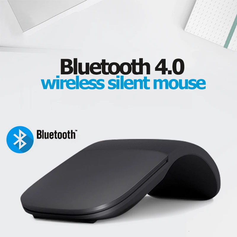 CHYI Bluetooth 4,0 Беспроводная складная Лазерная Arc сенсорная компьютерная мышь Ультра тонкая игровая Складная Мышь для microsoft ПК ноутбука