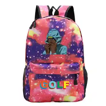 

School-Bag for Kids Tyler Gregory Okonma Print Backpack Teenage Girls Boys Travel Rucksack Student Book Bags Casual Daily Bag