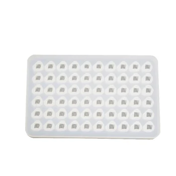 

2020 New DIY Crystal UV Epoxy Mold 60 Grid Ice Cube Mould Irregular Jewelry Pendant Diamond Silicone Molds