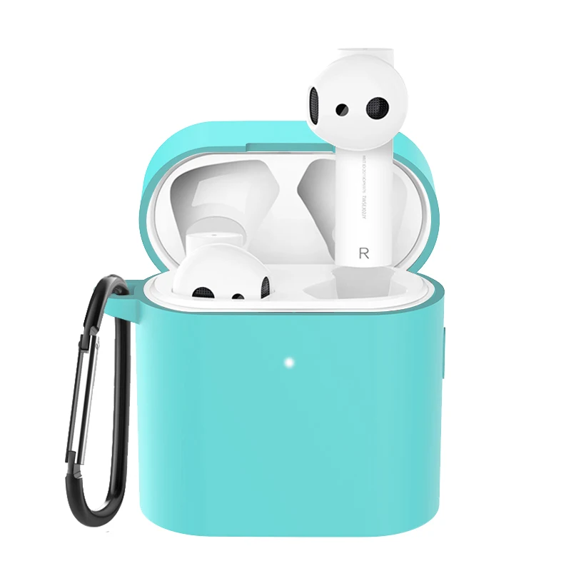 Силиконовый чехол для Xiao mi Airdots air 2, беспроводная bluetooth-гарнитура, защитный чехол, чехол для зарядки, чехол для mi Air 2 - Цвет: 07