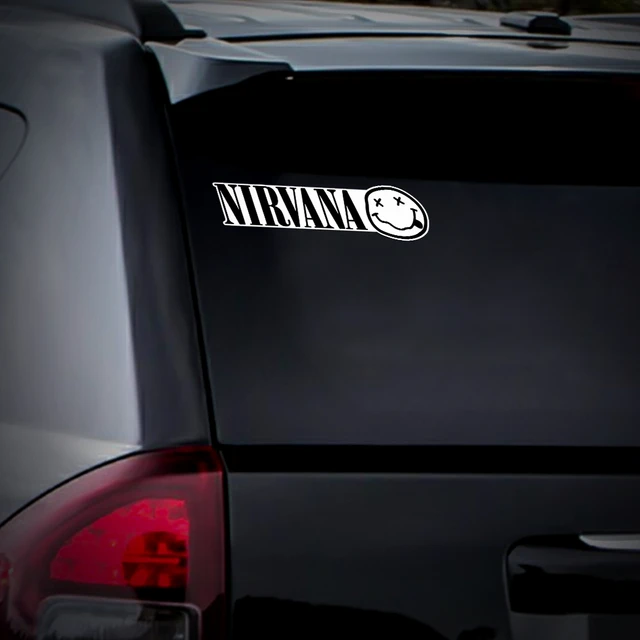 Buy NIRVANA smiley rock band Vynil Car Sticker Decal - 3 Online at  desertcartEcuador