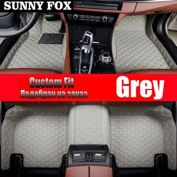 

SUNNY FOX Car floor mats for Audi A6 C5 C6 C7 A4 B6 B7 B8 Allroad Avant A3 A5 A7 A8 A8L Q3 Q5 Q7 5D car styling carpet liners