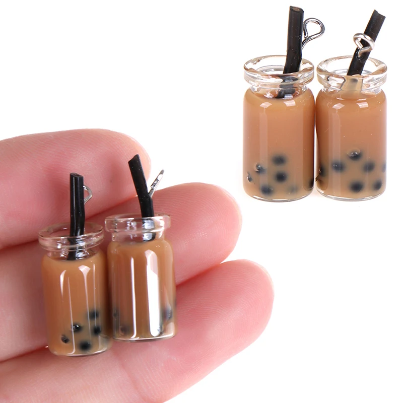 

1:12 Resin Dollhouse Mini Milk Tea Water Cup Miniature Dollhouse Accessories Cups Toy Mini Decoration Gifts