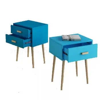 

Nordic Bedside Table, Contracted And Contemporary Wood Lamp Ark Japanese Mini Bedroom Store Content Ark Cabinet Color Bedside Ca