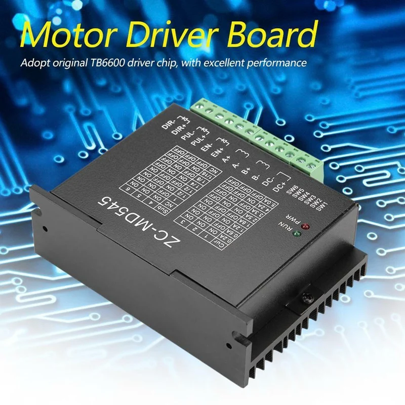 ZC-MD545 5A 2-фазный шаговый мотор драйвер контроллер для фрезерный станок с ЧПУ