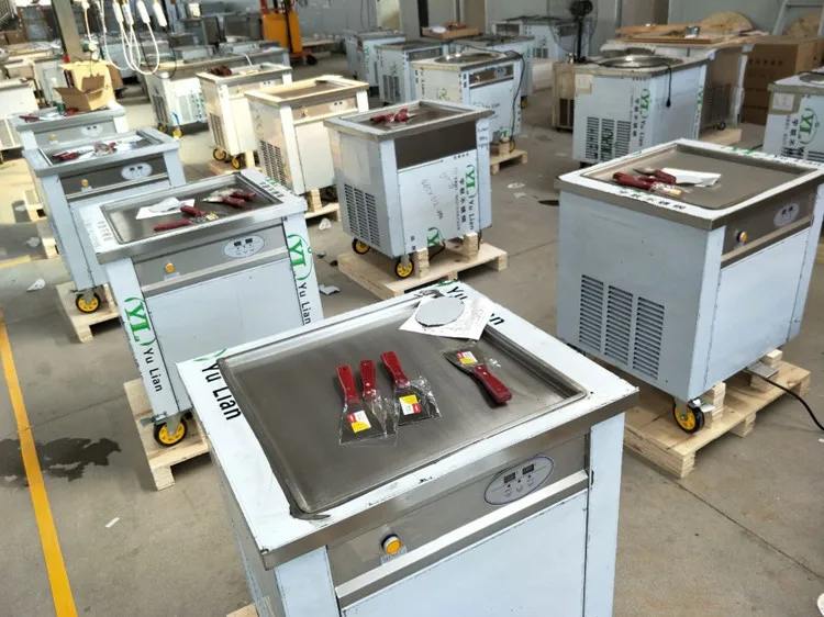 110V 220V одиночная машина для жарки мороженого