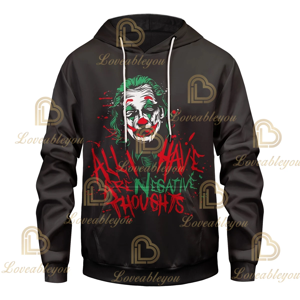 Yinuodail Haha Joker, 3D принт, толстовка, толстовки, для мужчин и женщин, хип-хоп, забавная уличная одежда, повседневная толстовка, Pennywise, косплей, топы