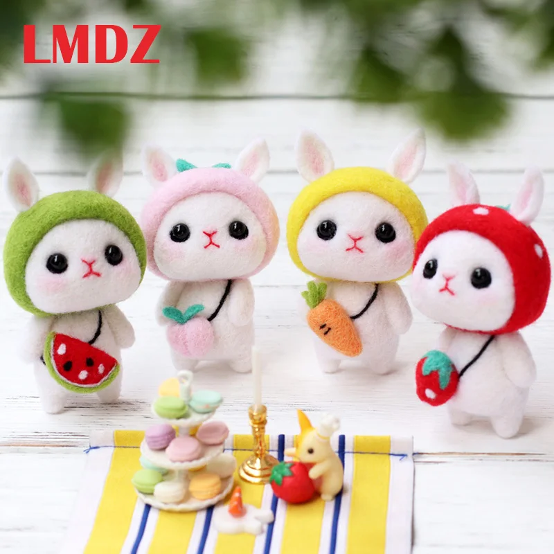 LMDZ 1 шт. милая игрушка кукла шерсть войлок котенок DIY искусственная животная