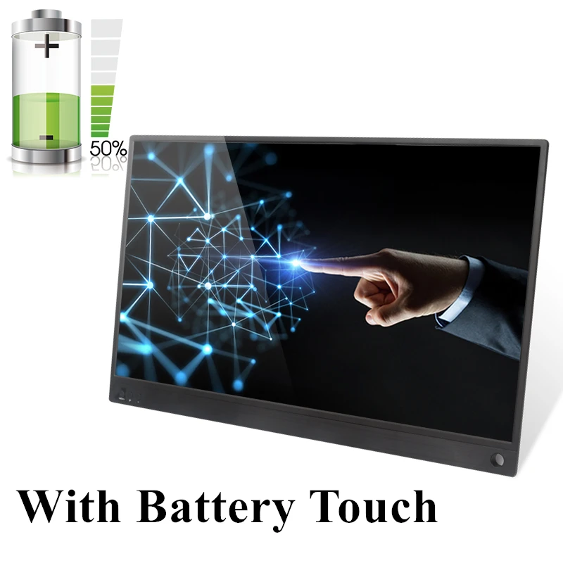  Monitor Portable 15.6 inch монитор Touch Screen Ultrathin 1080P IPS HD USB Type C Dispaly for lapto