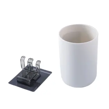 

Wall-Mounted Toothbrush Holder Toothbrush Cup Set Mouthwash Cup Toilet Toothbrush Holder Combination