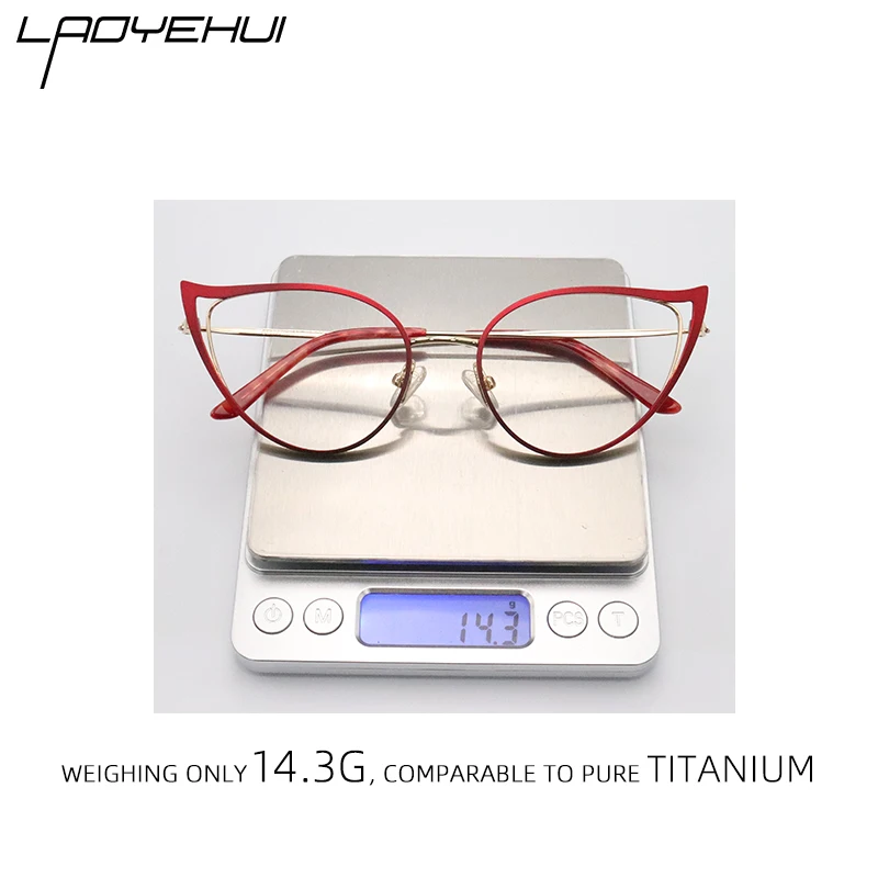 Anti Blue Light Glasses Anti Blue Light Glasses Frame Women Prescription Optical Cat Eye Glasses Women's Eyewear Eyeglasses Frames Reading