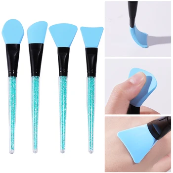 

4 Pcs Makeup Brushes Facial Mask Brush Mud DIY Cream Mixing Foundation Skin Care Beauty Tool Gift Set for Women