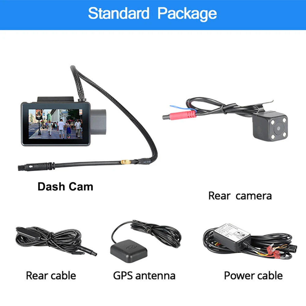 Автомобильный видеорегистратор 3G 3 0 с сенсорным экраном GPS 1080P Full HD двойным