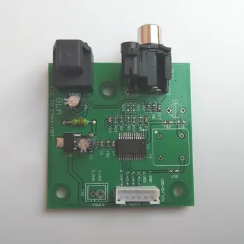 

I2S to SPDIF coaxial optical output board / IIS input coaxial output Support sampling 44.1K~192K