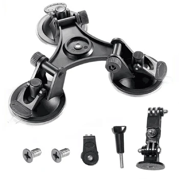 

Triple Suction Cup Stabilization Bracket Car Mount Holder for DSLR GoPro Hero Osmo Action JR Deals