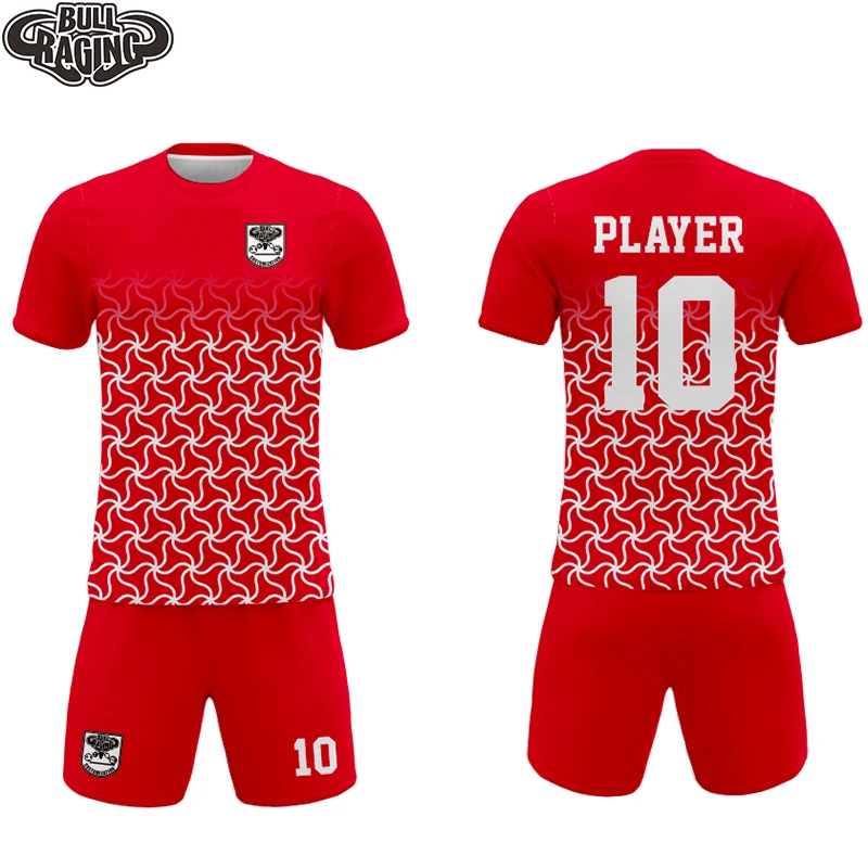 yellow and orange design club football shirt short sulimation printing team soccer uniform kits
