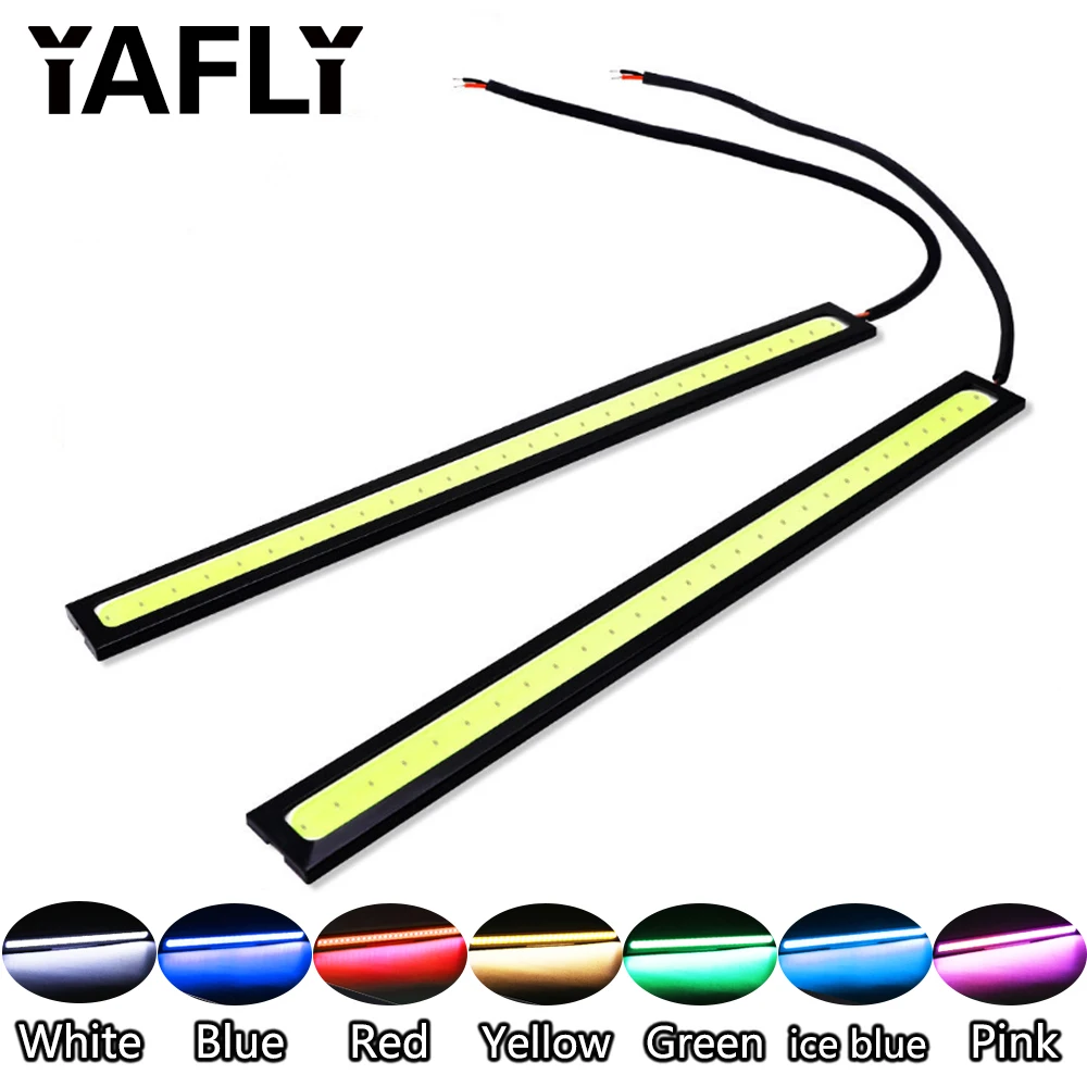 Универсальные дневные ходовые огни YAFLY 17 см Светодиодная лента COB DRL