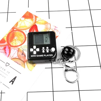 

Nostalgic Retro Fashion Ideas Keychains Mini Tetris Pendant Key Chain Men Women Like Personality Decorating Small Gifts Hot Sals