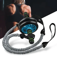 Ab роликовое колесо с канатом Abs Карвер для тренировки брюшного желудка для домашнего спортзала фитнеса