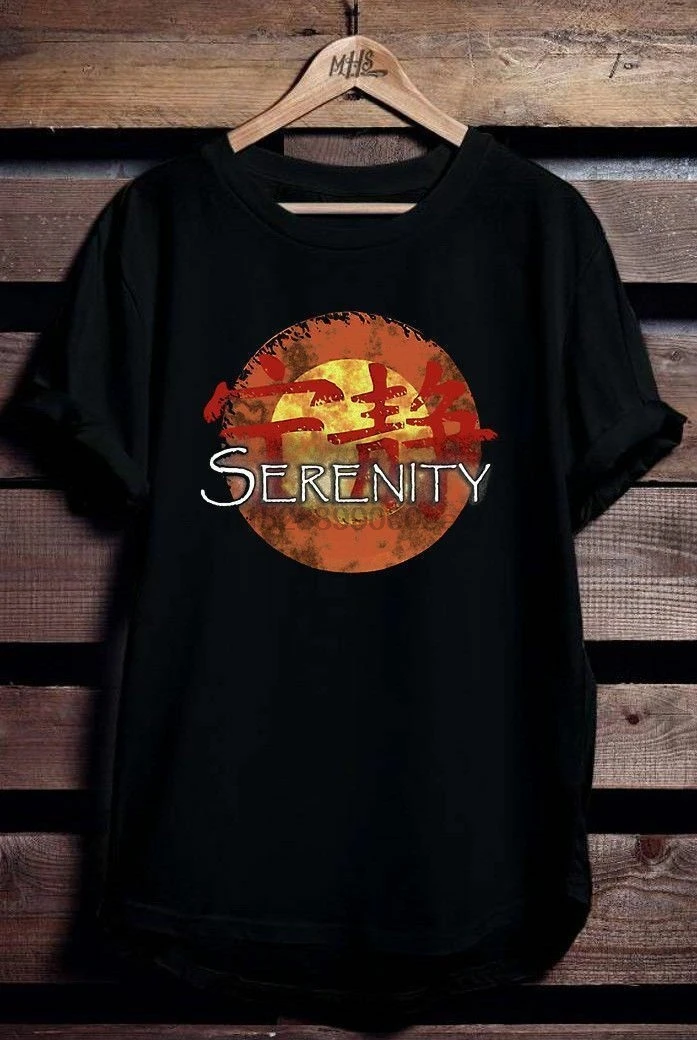 Новая футболка с логотипом SERENITY и Светлячком размеры США s m l xl 2XL XXXL ZM1 |