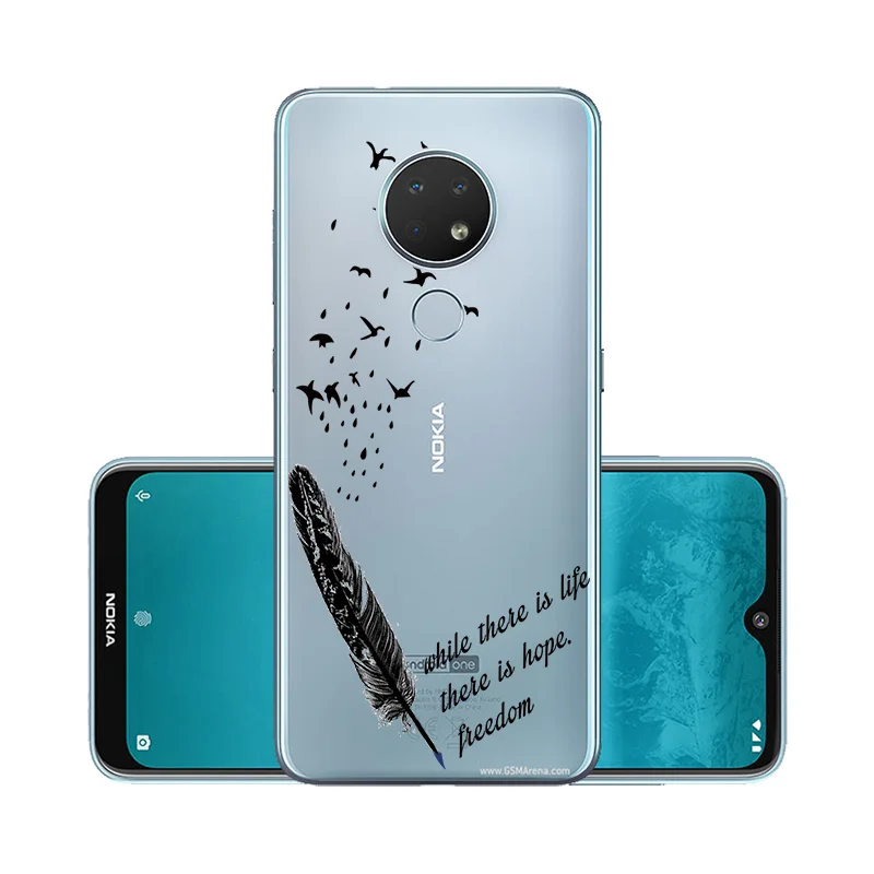 Прозрачный чехол для nokia 7,2 6,2 Чехол Мягкий DIY окрашенный Прозрачный чехол для nokia 4,2 3,2 2,2 чехол бампер Coque nokia 7,2 nokia 6,2