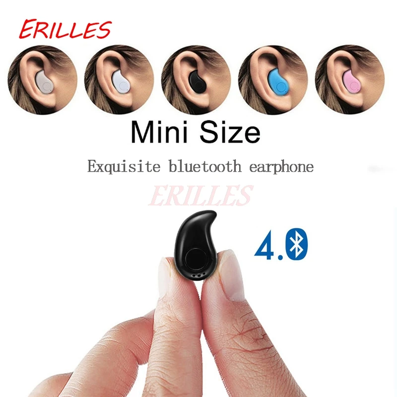 Беспроводные мини-наушники с Bluetooth, спортивные наушники с микрофоном, гарнитура для всех смартфонов ERILLES ZA003