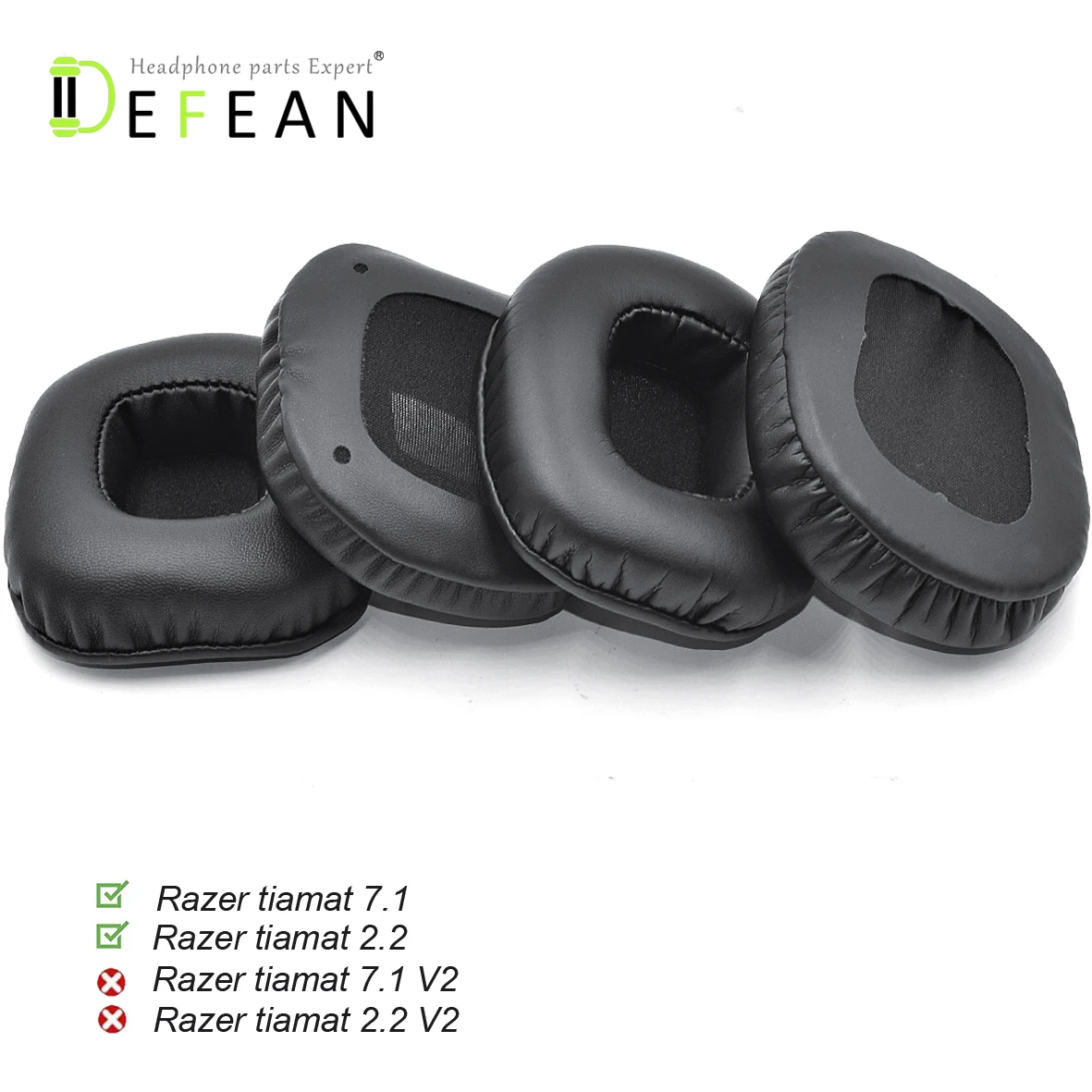 Сменные амбушюры Defean Tiamat 7 1/Tiamat 2 для Razer наушники с объемным звуком | Электроника
