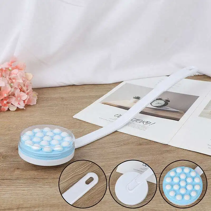 Body Scrubber Mobility Aid Back Leg Massager Tool Lotion Applicator