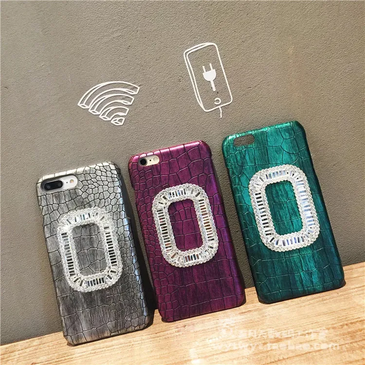 

Crocodile Pattern Mobile Phone Shell Drop-Resistant Protective Case Case for iPhone XR Case for iPhone 7 Case