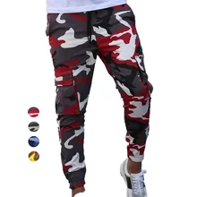 Мужские камуфляжные спортивные тренировочные спортивные брюки для занятий на улице повседневные камуфляжные брюки с карманами Карго